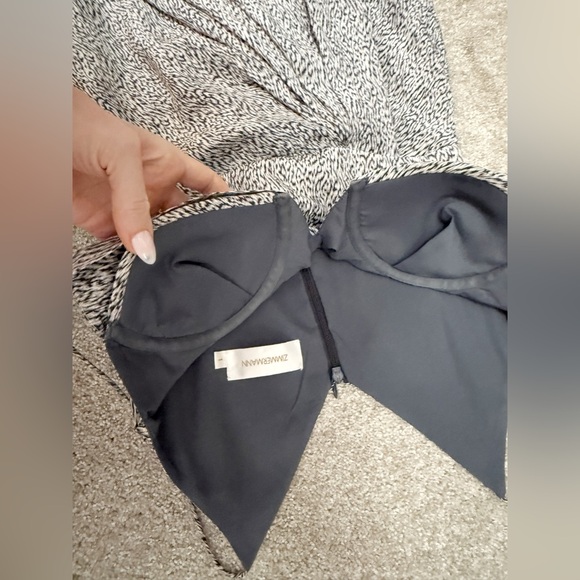 Zimmermann - 100% Silk Corset Dress w/ Cutouts, Faux Wrap Style - size 4 - EUC - Picture 10 of 16